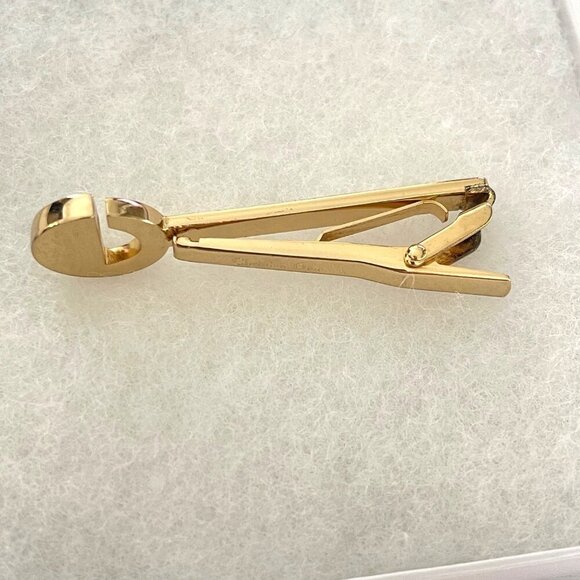 Christian Dior Gold Tie Clip - Picture 3 of 4